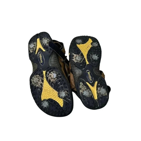 Footjoy 45692 FJ Men's Brown Strap Soft Spikes Golf Adjustable Sandals Size 12M - Picture 3 of 4